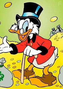 Скрудж МакДак и деньги